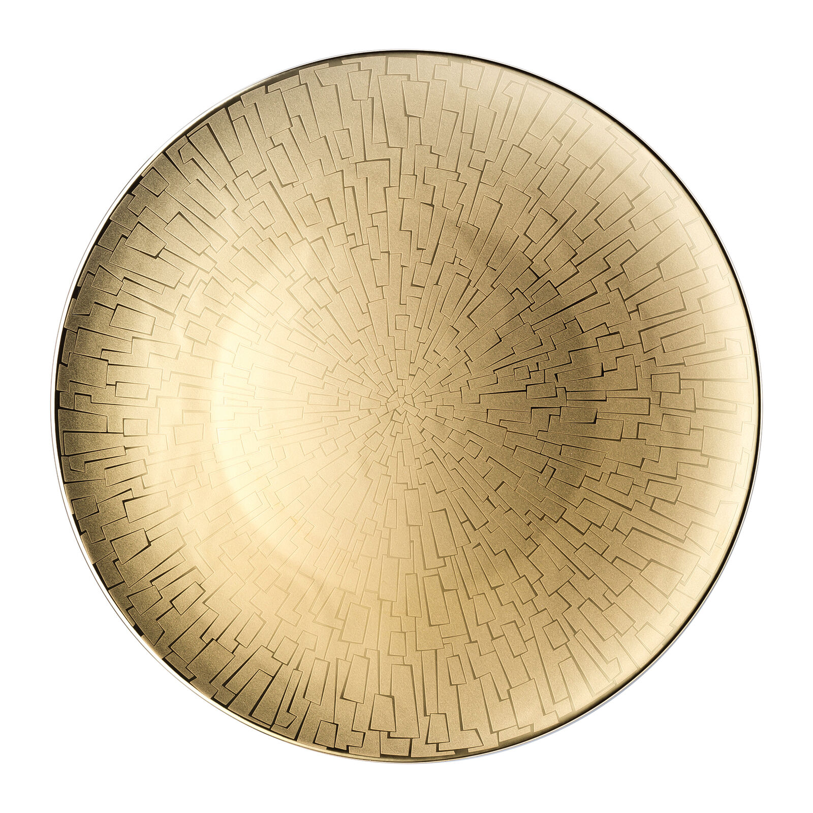 Porzellan, Rosenthal Gold Skin TAC 33 Platzteller cm,
