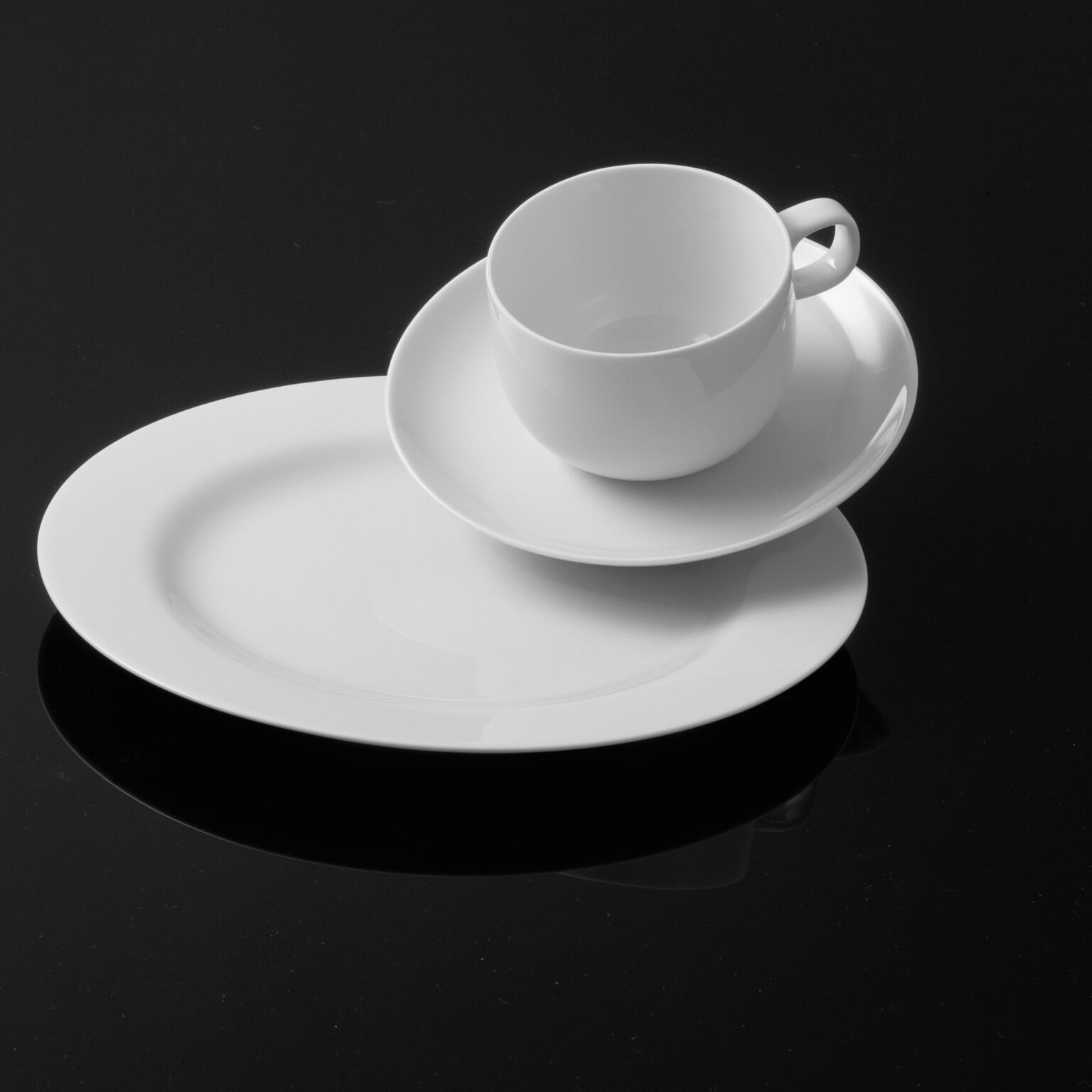 Rosenthal Porcelain, Coffee set 18 pcs., Moon Weiss
